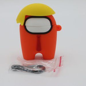 Among Us Earbud Case with removable clip